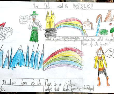 MauryaKothariY4FVikingsComicstrioHistory